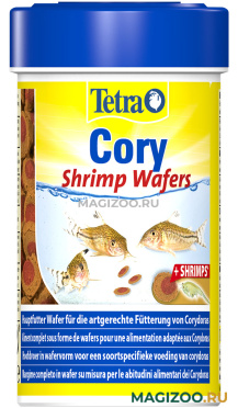 TETRA CORY SHRIMP WAFERS корм чипсы для донных рыб (250 мл)