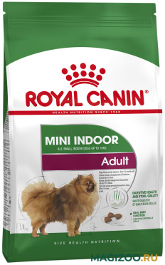 Сухой корм ROYAL CANIN MINI INDOOR LIFE ADULT для взрослых собак маленьких пород живущих дома (0,5 кг)