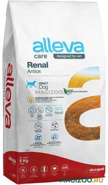 Сухой корм ALLEVA CARE ADULT DOG RENAL-ANTIOX для взрослых собак при хронической почечной недостаточности (5 кг)