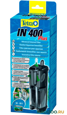 Фильтр внутренний TETRA IN 400 PLUS для аквариума 30 – 60 л, 200 – 400 л/ч, 7 Вт (1шт) 