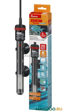 Нагреватель электронный Eheim е25 для аквариума 20 – 25 л, 25 Вт (1 шт) 