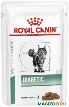 Влажный корм (консервы) ROYAL CANIN DIABETIC для взрослых кошек при сахарном диабете пауч (85 гр)