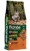 MONGE BWILD GRAIN FREE DOG ADULT ALL BREEDS DUCK беззерновой для взрослых собак всех пород с уткой и картофелем (12 кг)