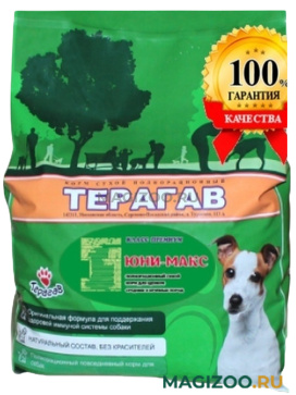 Сухой корм ТЕРАГАВ ЮНИ-МАКС для щенков крупных и средних пород (4 кг)