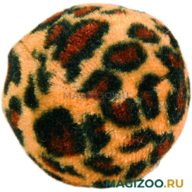Игрушка для кошек Trixie Мяч леопардовый с колокольчиком 4 см уп. 4 шт (1 шт)