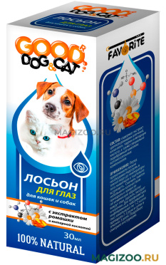 Лосьон Good Dog & Cat для глаз кошек и собак 30 мл (1 шт)