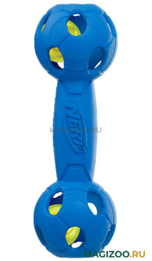 Игрушка для собак Nerf Гантель светящаяся 17,5 см  (1 шт)