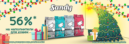 Наполнители SANDY со скидкой 56%!