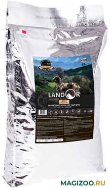 Сухой корм LANDOR DOG ADULT LAMB & RICE для взрослых собак всех пород с ягненком и рисом (15 кг)