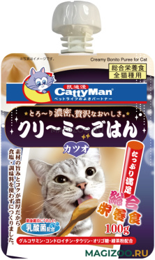 Лакомство CattyMan для кошек сгущенка на основе японского тунца 100 гр (1 шт)