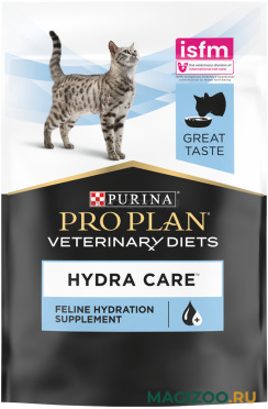 Влажный корм (консервы) PRO PLAN VETERINARY DIETS CAT ADULT HYDRA CARE для взрослых кошек способствующий увеличению потребления воды и снижению концентрации мочи пауч (85 гр)