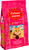 РОДНЫЕ КОРМА для взрослых кошек с мясным рагу 26/12 (0,409 кг)
