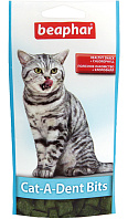 Лакомство BEAPHAR CAT-A-DENT BITS для кошек подушечки для зубов (35 гр)