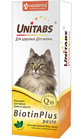 UNITABS BIOTINPLUS паста для кошек с биотином и таурином (120 мл)