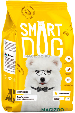 Сухой корм SMART DOG для щенков с цыпленком (3 кг)