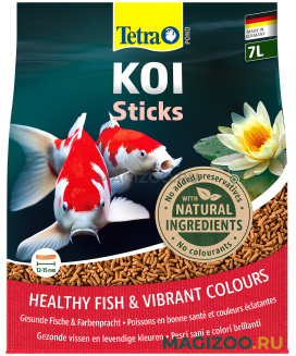 TETRA POND KOI STICKS корм гранулы для прудовых рыб (7 л)