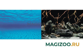 Аквариумный фон плотный двухсторонний Barbus Background 051 Морская лагуна / Натуральная мистика 45 см х 15 м (1 шт)