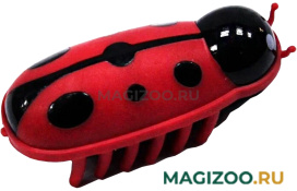 Интерактивная игрушка для кошек PerseiLine Божья Коровка красная на батарейках 4,5 х 2 х 2 см (1 шт)