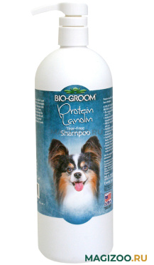 BIO-GROOM PROTEIN LANOLIN шампунь для собак и кошек с протеином и ланолином 946 мл (1 шт)