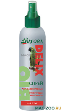 NATURA DELIX BIO спрей антипаразитарный для птиц от пухоедов и пероедов (150 мл)