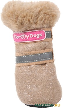 FOR MY DOGS сапоги для собак зимние бежевые FMD648-2019 Bg (0)