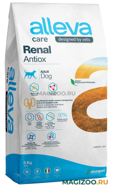 Сухой корм ALLEVA CARE ADULT DOG RENAL-ANTIOX для взрослых собак при хронической почечной недостаточности (5 кг)