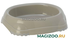 Миска нескользящая Moderna Smarty Bowl пластиковая светло-серая 210 мл (1 шт)