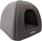 Домик для животных Сладкий сон Рогожка № 2 серый 2 42 х 42 х 38 см (1 шт) 