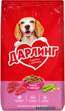 Сухой корм ДАРЛИНГ для взрослых собак с мясом и овощами (0,5 кг)