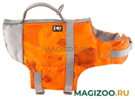 HURTTA LIFE SAVIOR жилет спасательный для собак оранжевый камуфляж (40-80 кг)