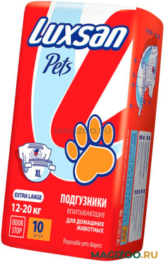 Подгузники впитывающие для животных Luxsan Premium XL 12 - 20 кг 10 шт (1 шт)