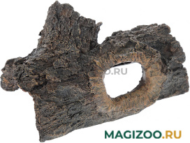 Декор грот для аквариума Коряга, 20,5 х 14,5 х 11,5 см, BARBUS, Decor 028 (1 шт)