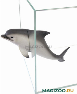 Декорация для аквариума Prime Дельфин на магнитах 34,5 x 7,5 x 12 см (1 шт)