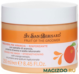IV SAN BERNARD FRUIT OF THE GROOMER ORANGE MASK маска восстанавливающая Апельсин с протеинами овса для слабой выпадающей шерсти для собак и кошек (250 мл)
