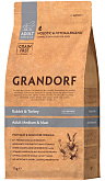GRANDORF GRAIN FREE DOG ADULT MEDIUM & MAXI RABBIT & TURKEY беззерновой для взрослых собак средних и крупных пород с кроликом и индейкой (1 кг)
