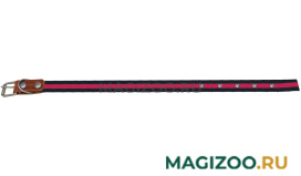 Ошейник для собак 25 мм двойная капроновая лента 38 - 52 см Зооник (1 шт) 