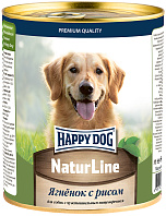 HAPPY DOG NATUR LINE для взрослых собак с ягненком и рисом (970 гр)