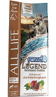 FORZA10 DOG LEGEND AII LIFE MEDIUM/LARGE беззерновой для взрослых собак средних и крупных пород с анчоусами (11,33 кг)