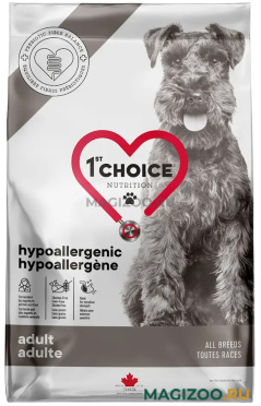 Сухой корм 1ST CHOICE CARE DOG ADULT ALL BREEDS HYPOALLERGENIC беззерновой для взрослых собак всех пород при аллергии с уткой (0,34 кг)