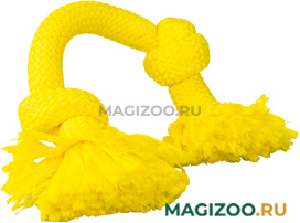 Игрушка для собак Playology Dri Tech Rope канат жевательный с ароматом курицы средний желтый (1 шт)