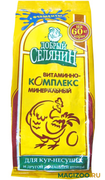 Премикс витаминно-минеральный с ферментами для кур-несушек и другой домашней птицы Добрый Селянин (300 гр УЦ)
