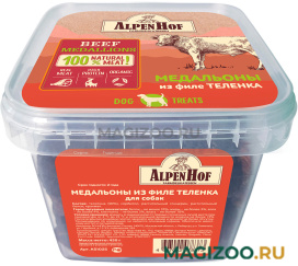 Лакомство AlpenHof для собак медальоны с теленком (450 гр)