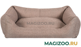 Лежак для собак и кошек Tappi Шабли прямоугольный с подушкой бежевый 55 х 40 х 18 см (1 шт)