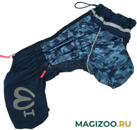 FOR MY DOGS дождевик для собак синий для мальчиков 517SS-2021 M (12) 