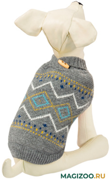 TRIOL свитер для собак Геометрия серый (L)