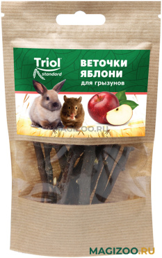 TRIOL STANDARD лакомство для грызунов веточки яблони 40 гр (1 шт)