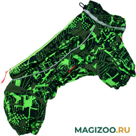 FOR MY DOGS комбинезон для собак зеленый для мальчиков FW1076-2021 M (16) 
