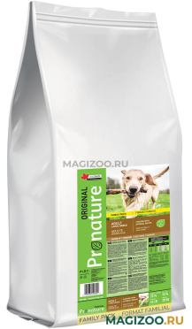 Сухой корм PRONATURE ORIGINAL DOG ADULT LARGE BREED для взрослых собак крупных пород с курицей и овсом (20 кг)