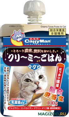 Лакомство CattyMan для кошек сгущенка на основе тихоокеанского тунца 100 гр (1 шт)