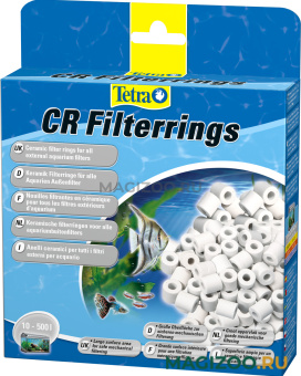 Наполнитель для фильтра Tetra CR 400/600/700/800/1200/2400 кольца керамические для крупной очистки (800 мл)